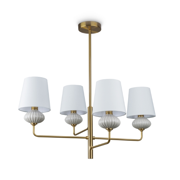 Люстра на штанге Ceramics FR2029PL-04BS