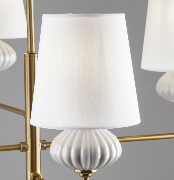 Люстра на штанге Ceramics FR2029PL-04BS