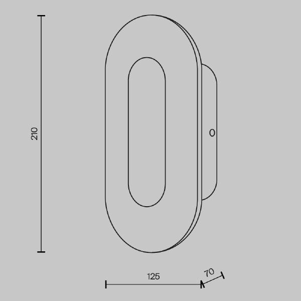 Настенный светильник Ply MOD355WL-L6BS3K