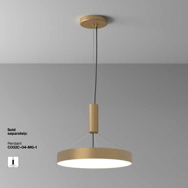 Светильник потолочный Zon C032CL-45W4K-RD-MG