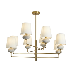 Люстра на штанге Ceramics FR2029PL-08BS