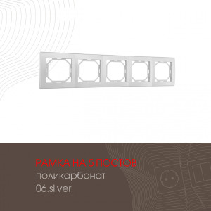 Рамка Am-503.06 503.06-5.silver
