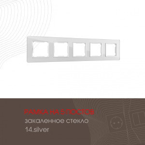 Рамка Am-503.14 503.14-5.silver