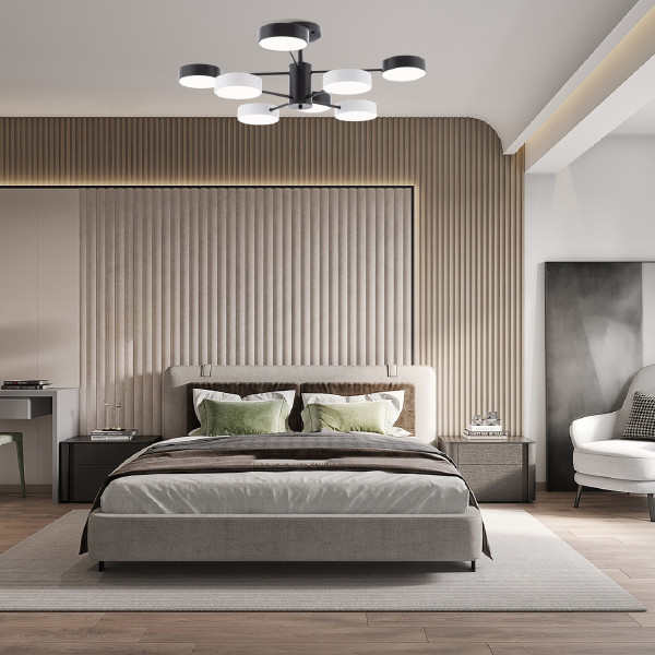 Потолочная люстра Ferrara 250906/8B Bk/Wh