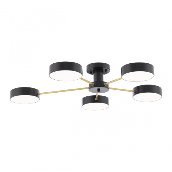 Потолочная люстра Ferrara 252006/5 Bk/Bk