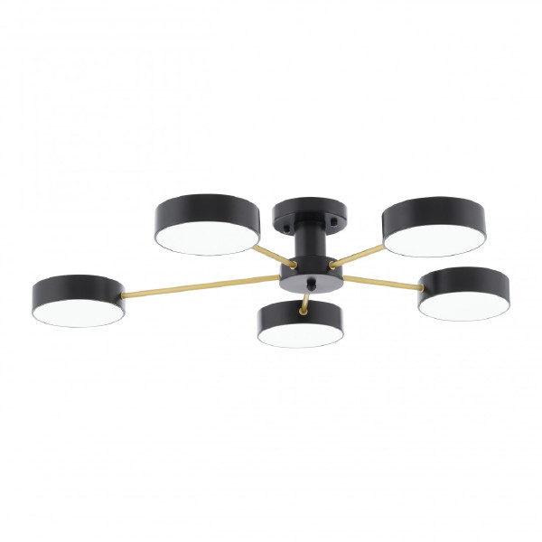 Потолочная люстра Ferrara 252006/5 Bk/Bk