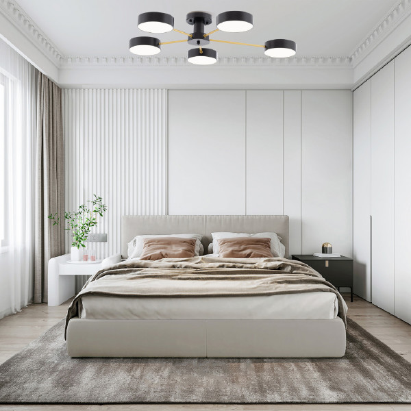 Потолочная люстра Ferrara 252006/5 Bk/Bk