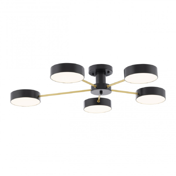 Потолочная люстра Ferrara 252006/5 Bk/Bk