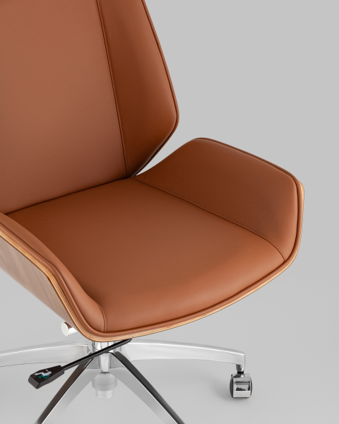 Кресло офисное Crown A312-A8383-14walnutback
