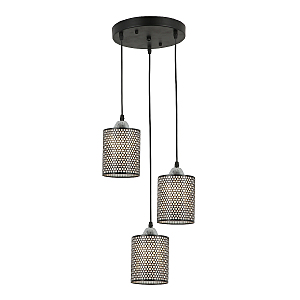 Светильник подвесной IMEX MD.6146-3-P BK+CH