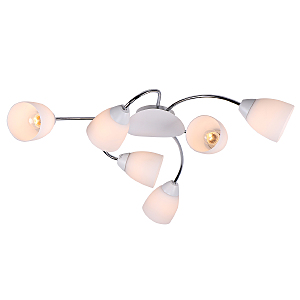 Потолочная люстра IMEX MD.8410-6-S CH+WH