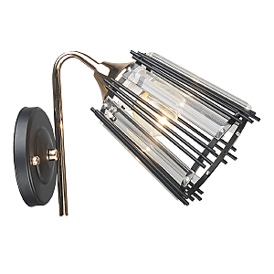 Настенное бра IMEX MD.4050-1-W BK+FGD