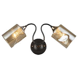 Настенное бра IMEX MD.4052-2-W COFFEE+FGD