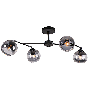Потолочная люстра IMEX MD.9460-4-S BK+CH