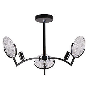 Потолочная люстра IMEX MD.51382-3-P BCH+BK