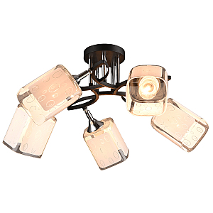 Потолочная люстра IMEX MD.3499-5-S BK+CH