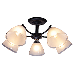 Потолочная люстра IMEX MD.1092-5-S BK+CH