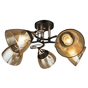 Потолочная люстра IMEX MD.3807-5-S BK+FGD