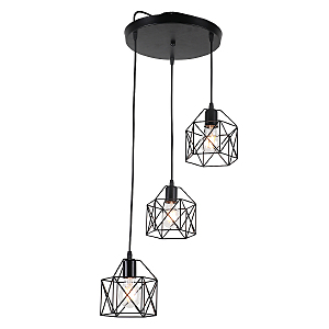 Светильник подвесной IMEX MD.0330-3-P BK