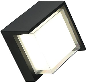 Уличный настенный светильник Bora IL.0014.0013 BK