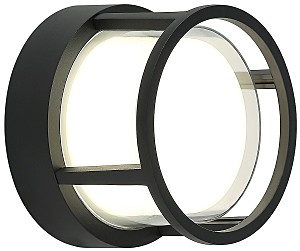 Уличный настенный светильник Bora IL.0014.0015 BK