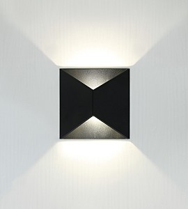 Уличный настенный светильник Wels IL.0014.0012 BK