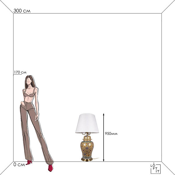 Настольная лампа Sense 10268T