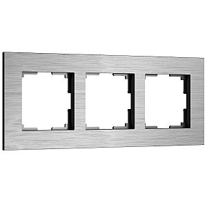 Рамка Werkel W0033506/ Рамка на 3 поста AluMax (алюминий)