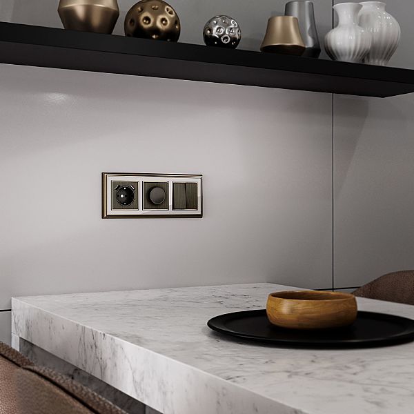 Накладка на механизм Werkel W1149012/ Накладка для диммера (бронзовый)