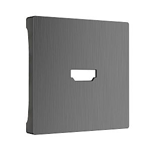 Накладка на механизм Werkel W1196004/ Накладка для розетки HDMI (графит рифленый)