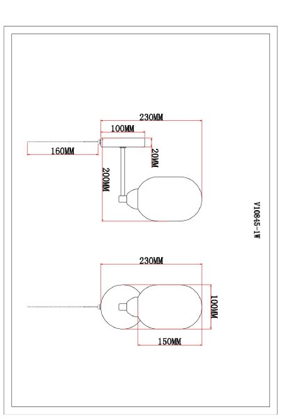Настенное бра Gracy V10845-1W