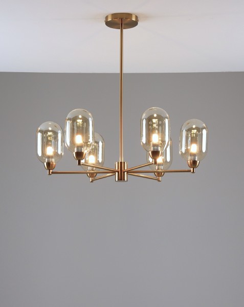 Люстра на штанге Gracy V10847-6P