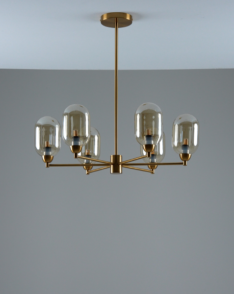 Люстра на штанге Gracy V10847-6P