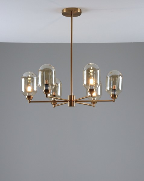 Люстра на штанге Gracy V10847-6P