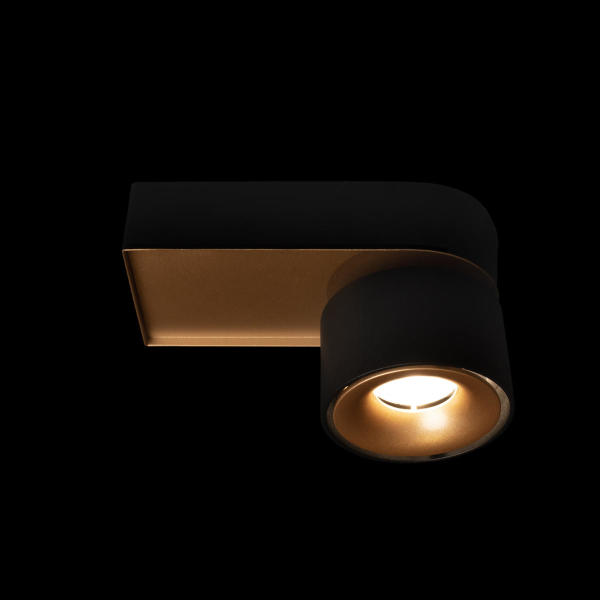Светильник спот Knof 10324/A Gold Black