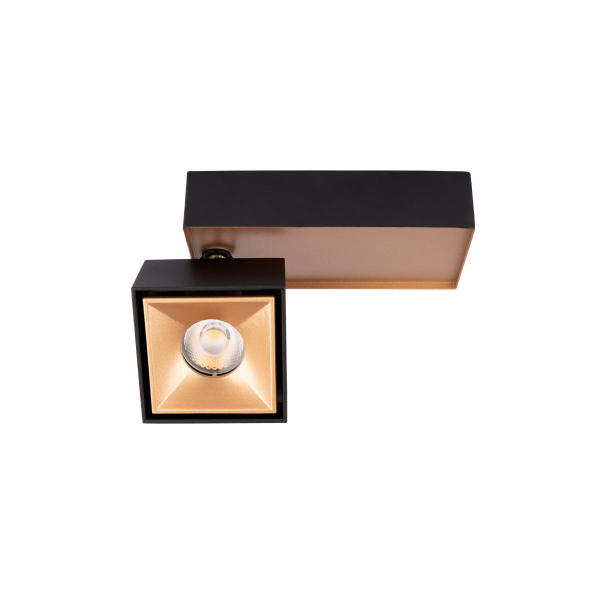 Светильник спот Knof 10324/B Gold Black