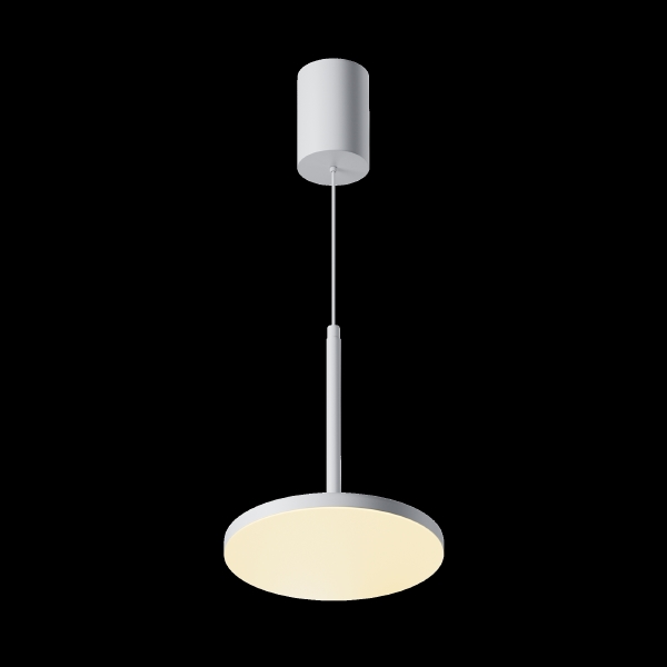 Светильник подвесной Plato P076PL-L12W3K-W