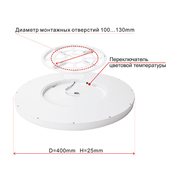 Светильник потолочный Бейсик CL738322V