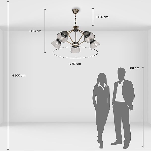 Подвесная люстра Dela 635011705