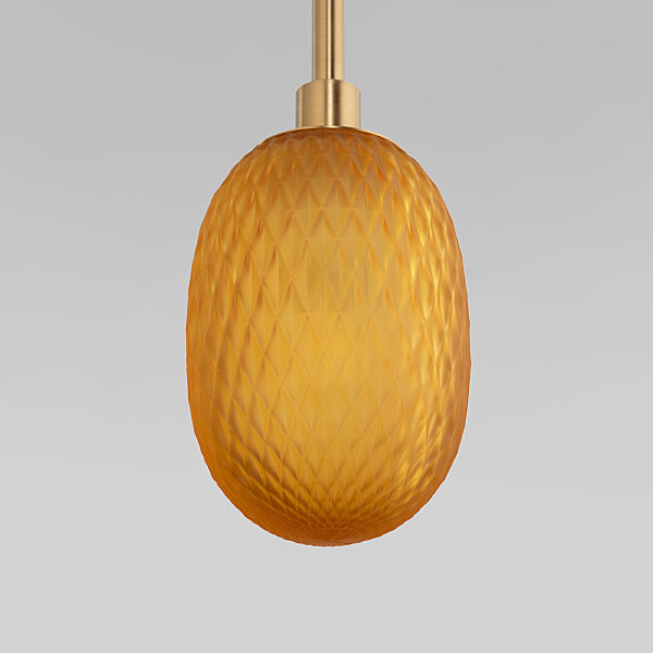 Светильник подвесной Pineapple 50266/1 янтарный