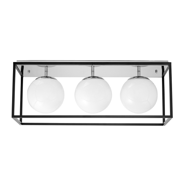 Светильник потолочный Maldini LDC 8060-3 CHR+BK