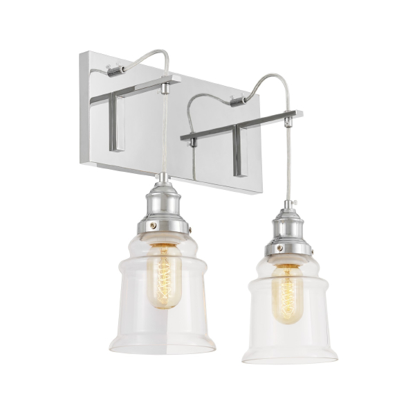 Настенное бра Moletti LDW 6844-2 CHR+PR