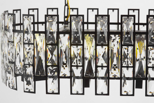 Подвесная люстра Florina LDP 7041-700-PR BK