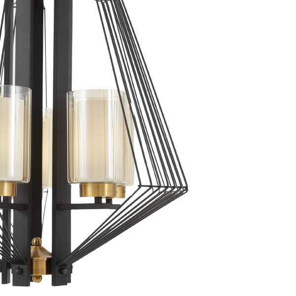 Подвесная люстра Canti LDP 1244-5 BK+MD