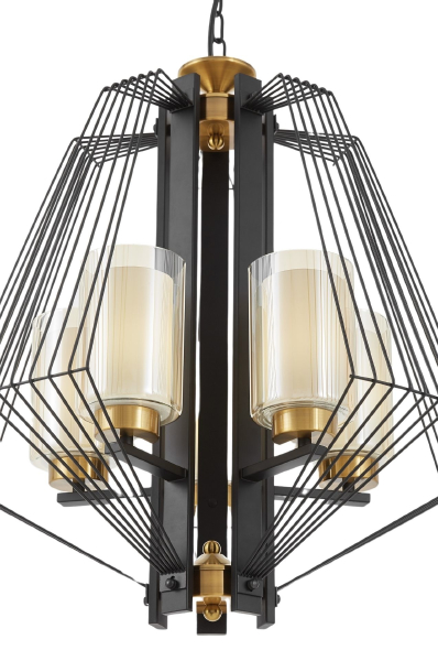 Подвесная люстра Canti LDP 1244-5 BK+MD