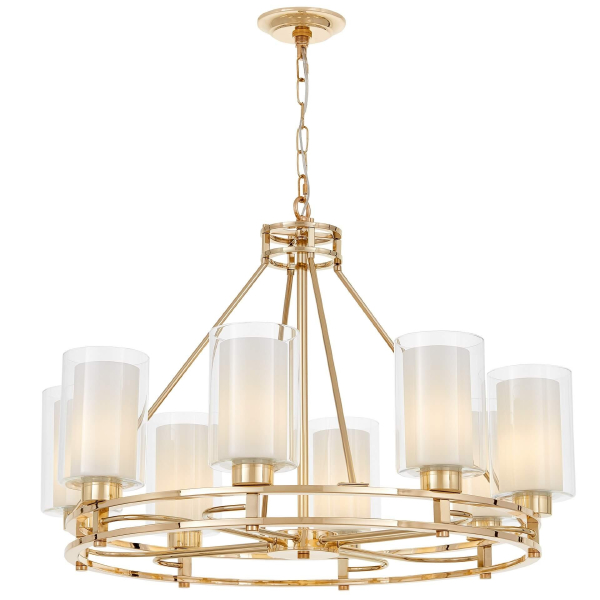 Подвесная люстра Marietta LDP 8025-8 F.GD+WT