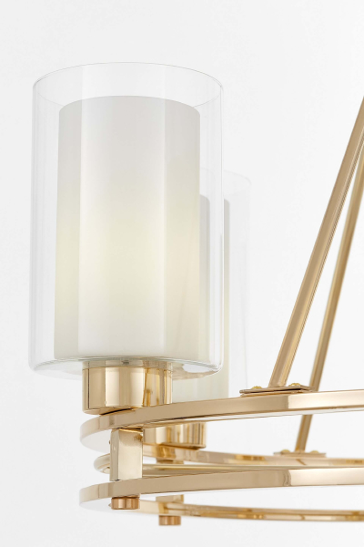 Подвесная люстра Marietta LDP 8025-6 F.GD+WT