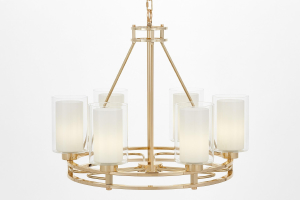 Подвесная люстра Marietta LDP 8025-6 F.GD+WT