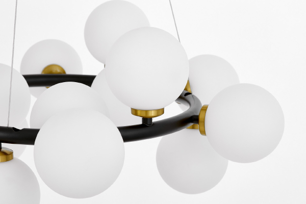 Подвесная люстра Marsiada LDP 6033-15 BK+MD