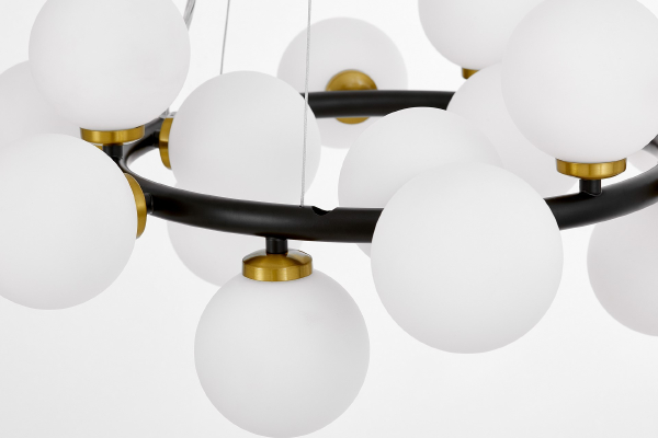 Подвесная люстра Marsiada LDP 6033-15 BK+MD